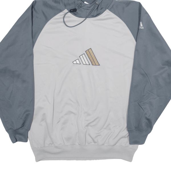 ADIDAS Mens Grey Hoodie S Sale