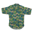 Mens Shirt Green Crazy Pattern S Hot on Sale