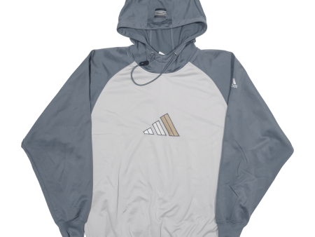 ADIDAS Mens Grey Hoodie S Sale