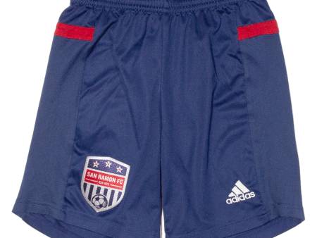 ADIDAS Climacool San Ramon FC USA Boys Sports Shorts Blue Relaxed 9-10Y W20 Discount