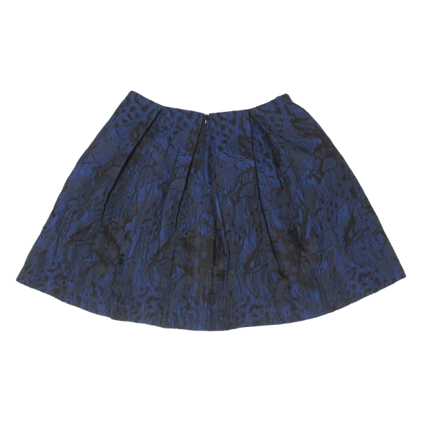 EMPORIO ARMANI Womens Pleated Skirt Blue Short Floral M For Sale