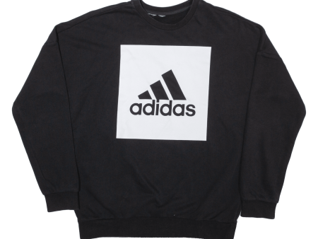 ADIDAS Womens Sweatshirt Black XL Online Hot Sale