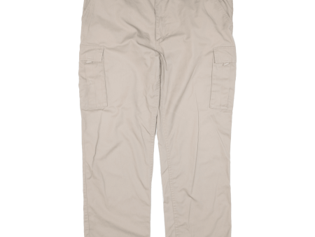 ARTIME Cargo Mens Trousers Beige Regular Straight W40 L29 For Discount