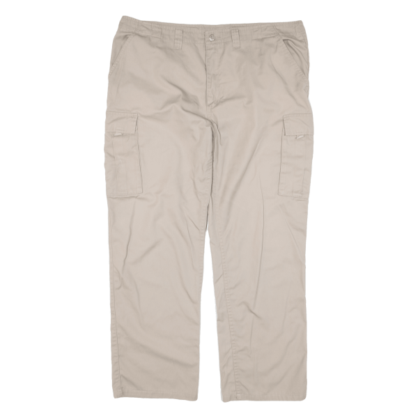 ARTIME Cargo Mens Trousers Beige Regular Straight W40 L29 For Discount