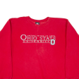 STARTER Ohio State University Mens Sweatshirt Red USA M Supply