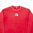 ADIDAS Mens Sweatshirt Red USA L For Cheap