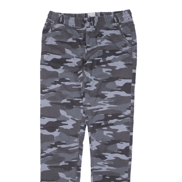 SKATE NATION Camo Womens Trousers Grey Slim Tapered W30 L32 Online Hot Sale