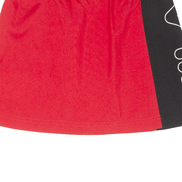 FILA Womens Mini Skirt Red Short Colourblock L Hot on Sale