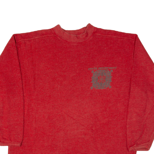 CECIL Mens Sweatshirt Red L For Cheap