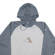 ADIDAS Mens Grey Hoodie S Sale