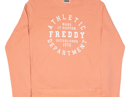 FREDDY Womens T-Shirt Pink Long Sleeve M Online Hot Sale