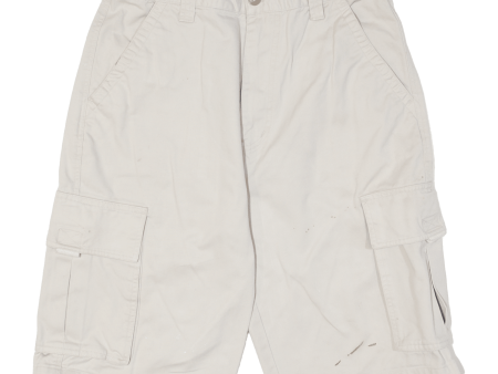 AXLE Womens Workwear Shorts Beige S W30 on Sale