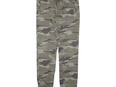 SKATE NATION Camo Girls Trousers Green Slim Tapered W28 L29 Hot on Sale