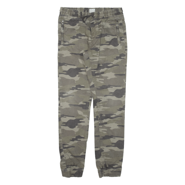 SKATE NATION Camo Girls Trousers Green Slim Tapered W28 L29 Hot on Sale