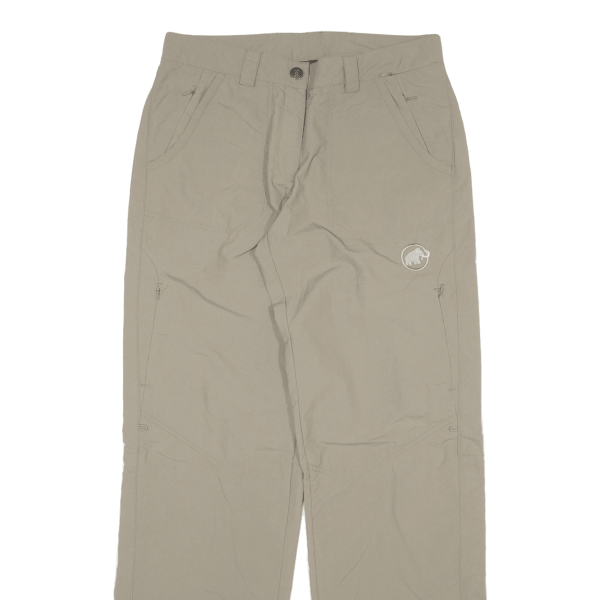 MAMMUT Outdoor Womens Trousers Beige Relaxed Straight W30 L32 Discount