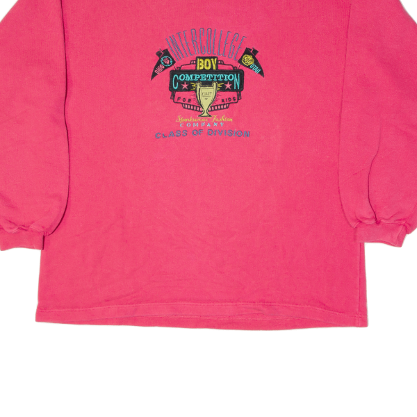 BOY Womens Sweatshirt Pink L For Sale