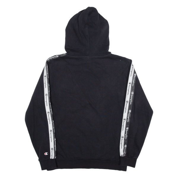 CHAMPION Boys Black Hoodie XL For Discount