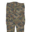 BLACK SQUAD Cargo Camo Womens Trousers Green Regular Tapered W36 L27 Online