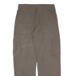 SWITCHER Cargo Womens Trousers Green Loose Straight W31 L30 Sale