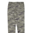 SKATE NATION Camo Girls Trousers Green Slim Tapered W28 L29 Hot on Sale