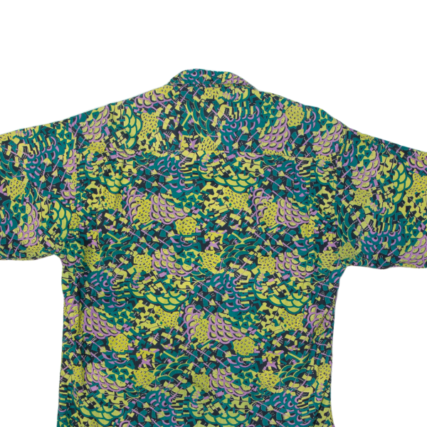 Mens Shirt Green Crazy Pattern S Hot on Sale