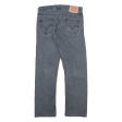 LEVI S 514 Jeans Mens Grey Slim Straight Stone Wash W30 L30 Sale