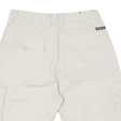 AXLE Womens Workwear Shorts Beige S W30 on Sale