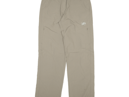 MAMMUT Outdoor Womens Trousers Beige Relaxed Straight W30 L32 Discount