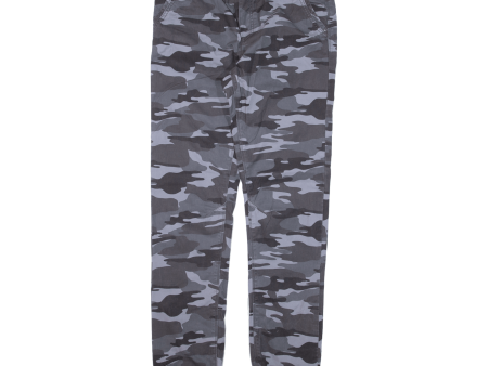 SKATE NATION Camo Womens Trousers Grey Slim Tapered W30 L32 Online Hot Sale