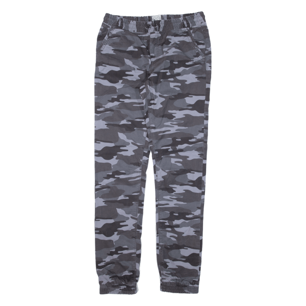 SKATE NATION Camo Womens Trousers Grey Slim Tapered W30 L32 Online Hot Sale