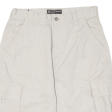 AXLE Womens Workwear Shorts Beige S W30 on Sale