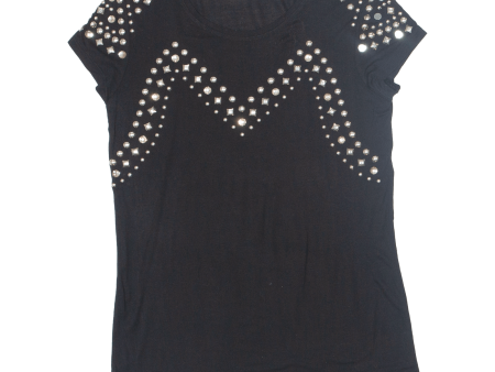 BLUGIRL Studded Womens Top Black M Online