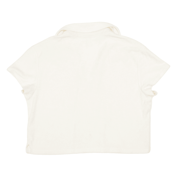 & OTHER STORIES Womens Cropped Top Cream V-Neck M For Sale