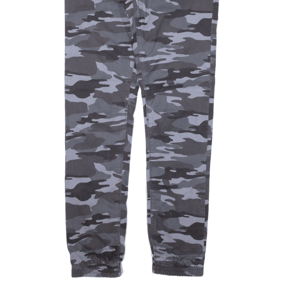 SKATE NATION Camo Womens Trousers Grey Slim Tapered W30 L32 Online Hot Sale