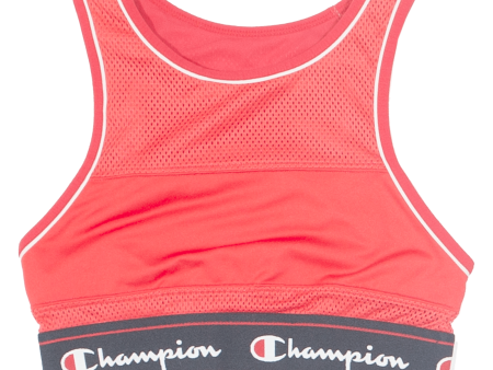 CHAMPION Activewear Womens Sports Vest Red Sleeveless XS Sale