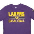 47 LA Lakers Basketball Mens T-Shirt Purple USA M For Discount