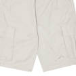 AXLE Womens Workwear Shorts Beige S W30 on Sale