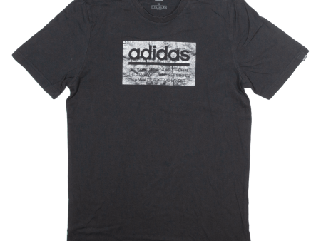 ADIDAS Mens T-Shirt Black M Sale