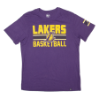 47 LA Lakers Basketball Mens T-Shirt Purple USA M For Discount