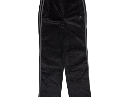 ADIDAS Womens Corduroy Trousers Black Slim Straight W28 L31 Online now