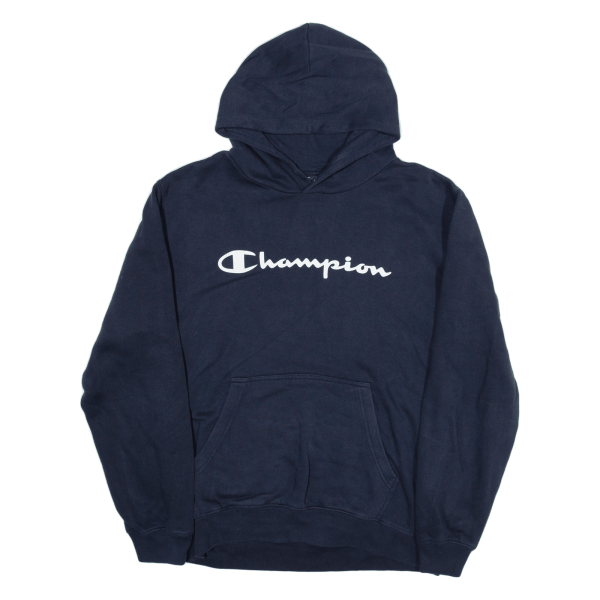 CHAMPION Mens Blue Hoodie XL Online Hot Sale