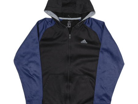 ADIDAS Mens Track Jacket Black Hooded S Sale