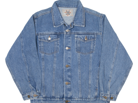 KEEP FUN Womens Denim Jacket Blue S Discount