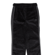 ADIDAS Womens Corduroy Trousers Black Slim Straight W28 L31 Online now