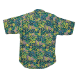 Mens Shirt Green Crazy Pattern S Hot on Sale