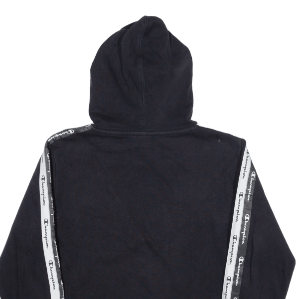 CHAMPION Boys Black Hoodie XL For Discount