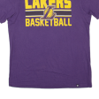 47 LA Lakers Basketball Mens T-Shirt Purple USA M For Discount