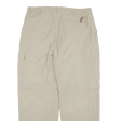 TREVOLUTION Cargo Zip-off Mens Trousers Beige Loose Straight W34 L29 Online