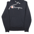 CHAMPION REVERSE WEAVE Womens Black Hoodie M Online