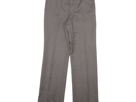 RENATO CAVALLI Mens Trousers Grey Regular Straight W30 L30 Supply